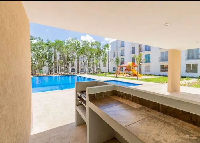 Ya Ab Kuxtal With Big Pool-grill-balcony-garden Apartamento