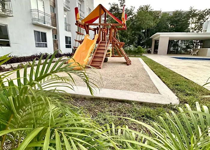 Ya Ab Kuxtal With Big Pool-grill-balcony-garden * Playa del Carmen